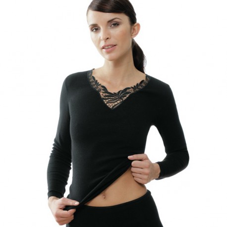 Sous vetement chaud store femme manches longues